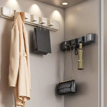 Load image into Gallery viewer, Foldable 5 Hooks Suction Cup Hook Traceless Space Saving Hats Clothes
