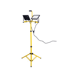 Load image into Gallery viewer, Dual head LED Work Light Wih Telescoping Adjustable Tripod Stand