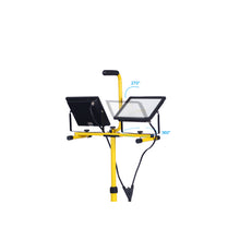 Load image into Gallery viewer, Dual head LED Work Light Wih Telescoping Adjustable Tripod Stand
