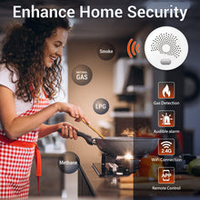 Load image into Gallery viewer, Wireless Natural Gas Alarm Plug in Explosive Gas Detector combo for