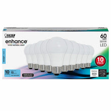 Load image into Gallery viewer, FEIT Electric  Enhance  A19  E26 (Medium)  LED Bulb  Daylight  60 Watt