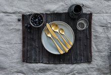 Load image into Gallery viewer, CUTLERY SET 5 PCS DOLCE VITA PEWTER ORO