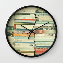 Load image into Gallery viewer, Bookworm Wall clock
