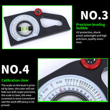 Load image into Gallery viewer, Slope Measuring Instrument Protractor Bevel Angle