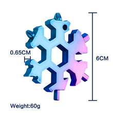 Load image into Gallery viewer, 19 in 1 Snowflake Multi Tool