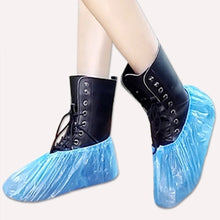 Load image into Gallery viewer, 100Pcs Plastic Waterproof Disposable Shoe Covers
