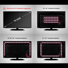 Load image into Gallery viewer, USB Powered LED Light Strip for TV (65”-75”) Backlight with Bluetooth
