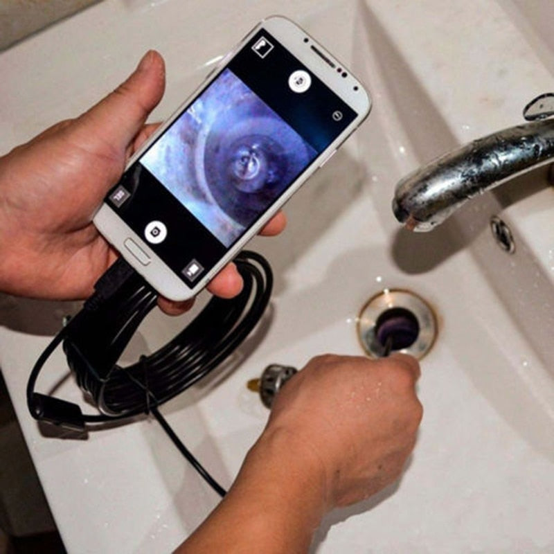 2M 1M 5.5mm 7mm Endoscope Camera Flexible IP67 Waterproof Inspection B –  LESA Inspections SHOP